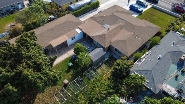 Aerial perspective of the property lot at 12542 9th Street